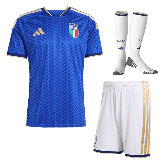 Italy Casa World Cup Camisa Conjunto(Camisa+Calções+Meias) 2026 Azul
