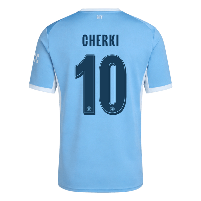 CHERKI #10 Manchester City Casa Camisa 2026/27 Azul UCL