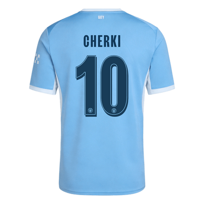 CHERKI #10 Manchester City Casa Camisa 2026/27 Azul UCL