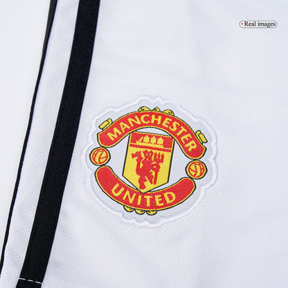 Manchester United Infantil Casa Conjunto (Camisa + Calção + Meias) 2025/26 Vermelho