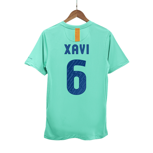 XAVI #6 Barcelona 2010/11 Retro Football Shirt