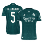 Versão do Jogador BELLINGHAM #5 Real Madrid Fora Futebol Camisas 2026/27 Verde