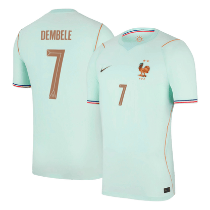 DEMBELE #7 France Fora Copa do Mundo Camisa 2026 Azul - camisola de futebol para adeptos em