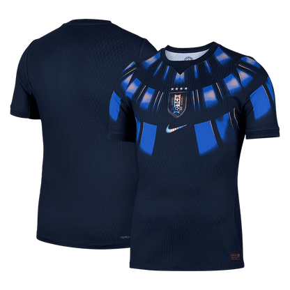 Versão do Jogador Uruguai Fora Copa do Mundo Futebol Camisas 2026 Azul
