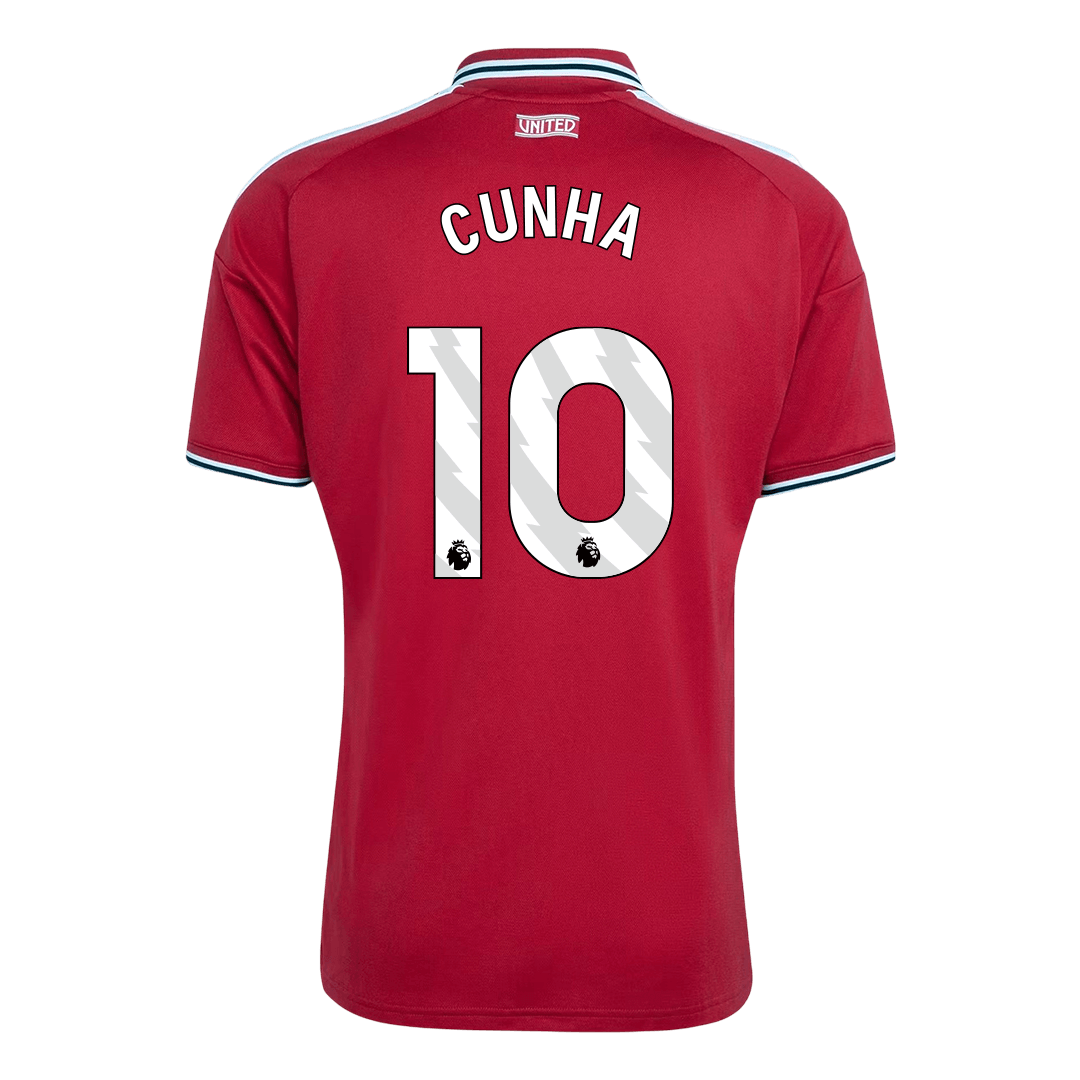 CUNHA #10 Manchester United Casa Camisa 2026/27 Vermelho