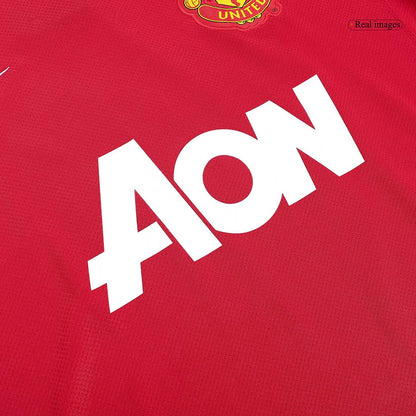 Retrô Manchester United Casa Camisa 2011/12 Vermelho
