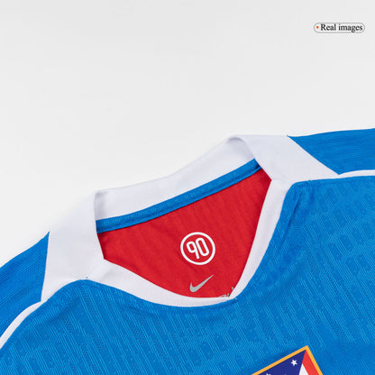 Versão do Jogador SØRLOTH #9 Atletico Madrid Terceira Futebol Camisas 2025/26 Azul