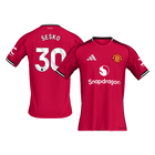 ŠEŠKO #30 Manchester United Casa Camisa 2025/26 Vermelho