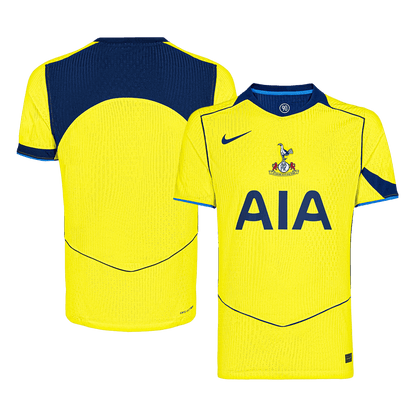 Jogador Tottenham Hotspur Fora Terceira Futebol Camisas 2025/26 Amarelo