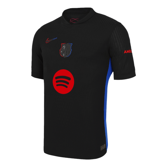 Camisola de Futebol Autêntica do Barcelona Away 2024/25 - Logotipo Spotify sem Texto