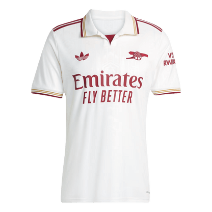 HAVERTZ #29 Arsenal Fora Terceira Camisa 2025/26 Branco