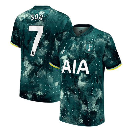 SON #7 Tottenham Hotspur Third Away Football Shirt 2024/25 Football Kit UK