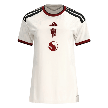 Mulheres Manchester United Terceira Camisa 2026/27 Branco