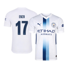 Versão do Jogador ENZO #17 Manchester City Terceira Futebol Camisas 2026/27 Branco - UCL
