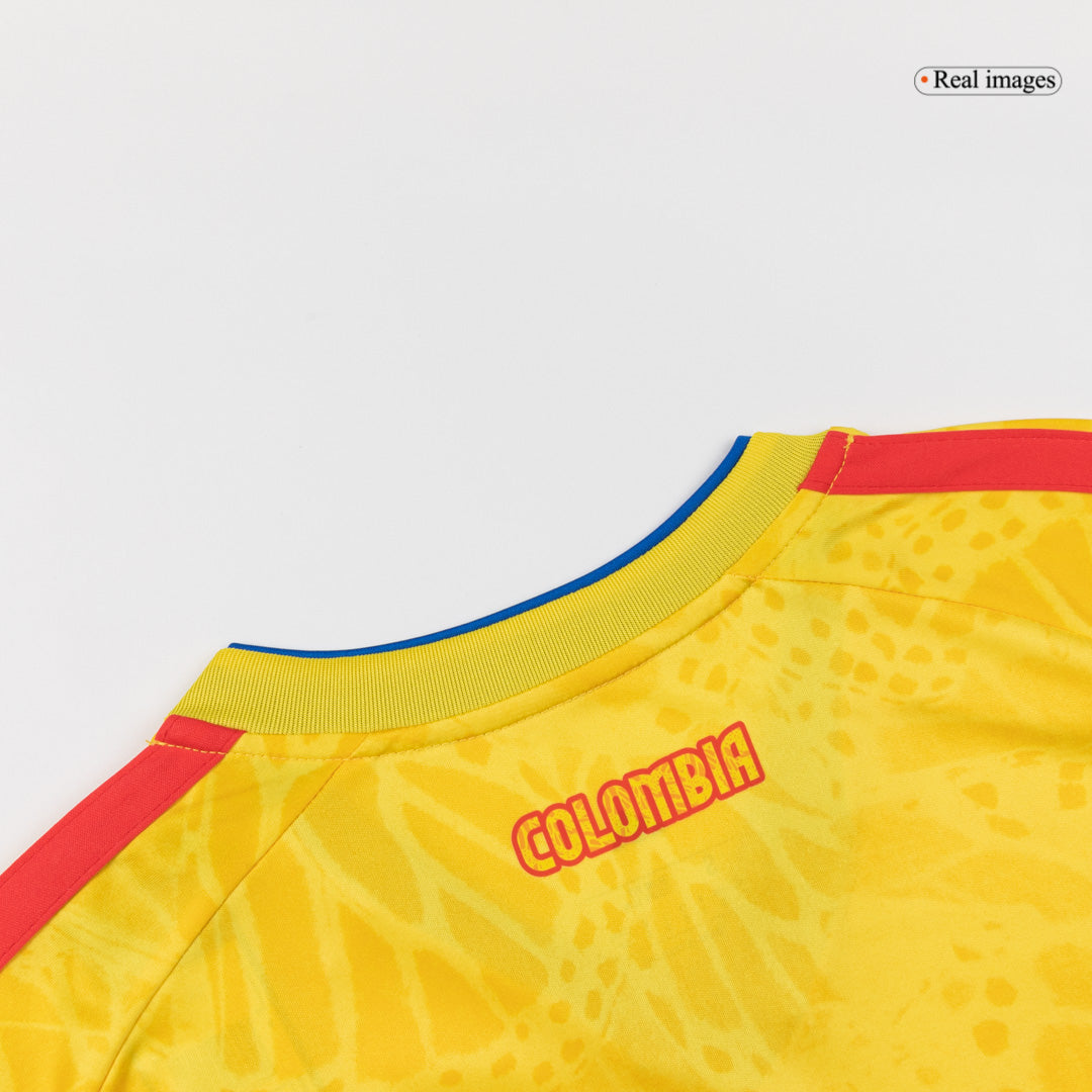 Colombia Casa World Cup Camisa Conjunto(Camisa+Calções) 2026 Amarelo
