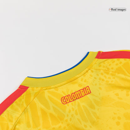 Colombia Casa World Cup Camisa Conjunto(Camisa+Calções) 2026 Amarelo