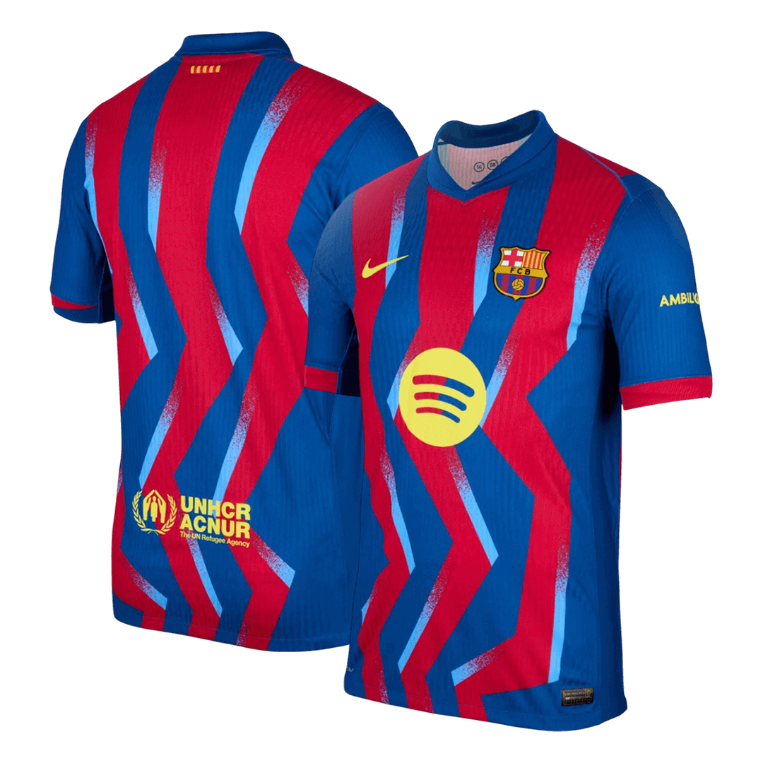 Versão do Jogador Barcelona Quarta Futebol Camisas 2025/26