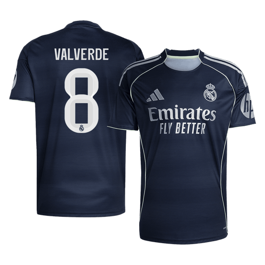 VALVERDE #8 Real Madrid Fora Camisa 2025/26- Marinha