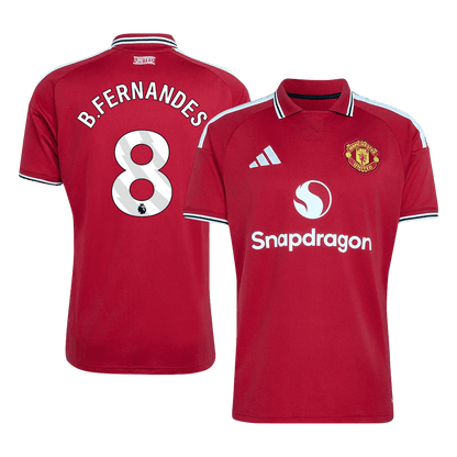 B.FERNANDES #8 Manchester United Casa Camisa 2026/27 Vermelho