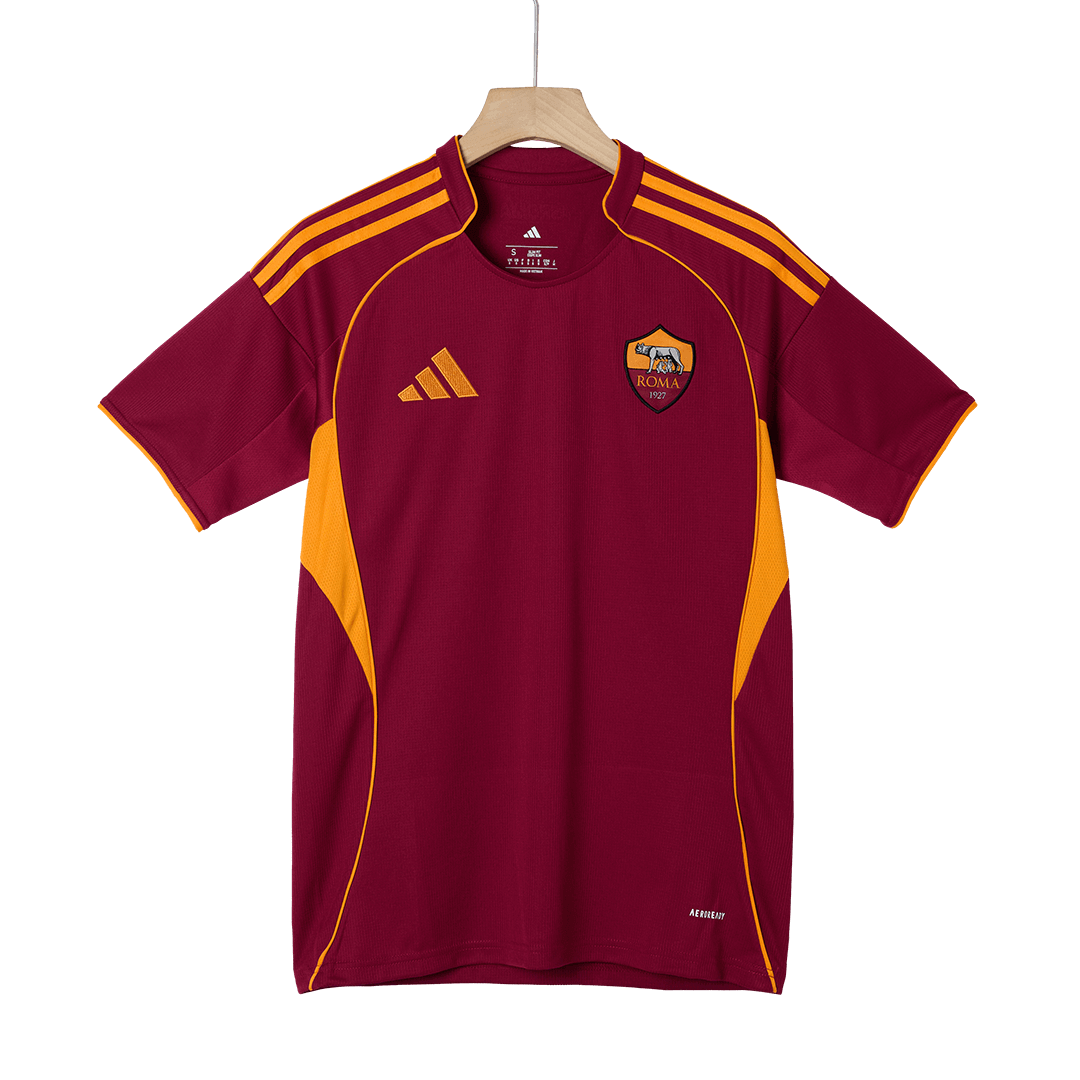 Roma Casa Camisa  Conjunto(Camisa+Calções) 2025/26 Vermelho