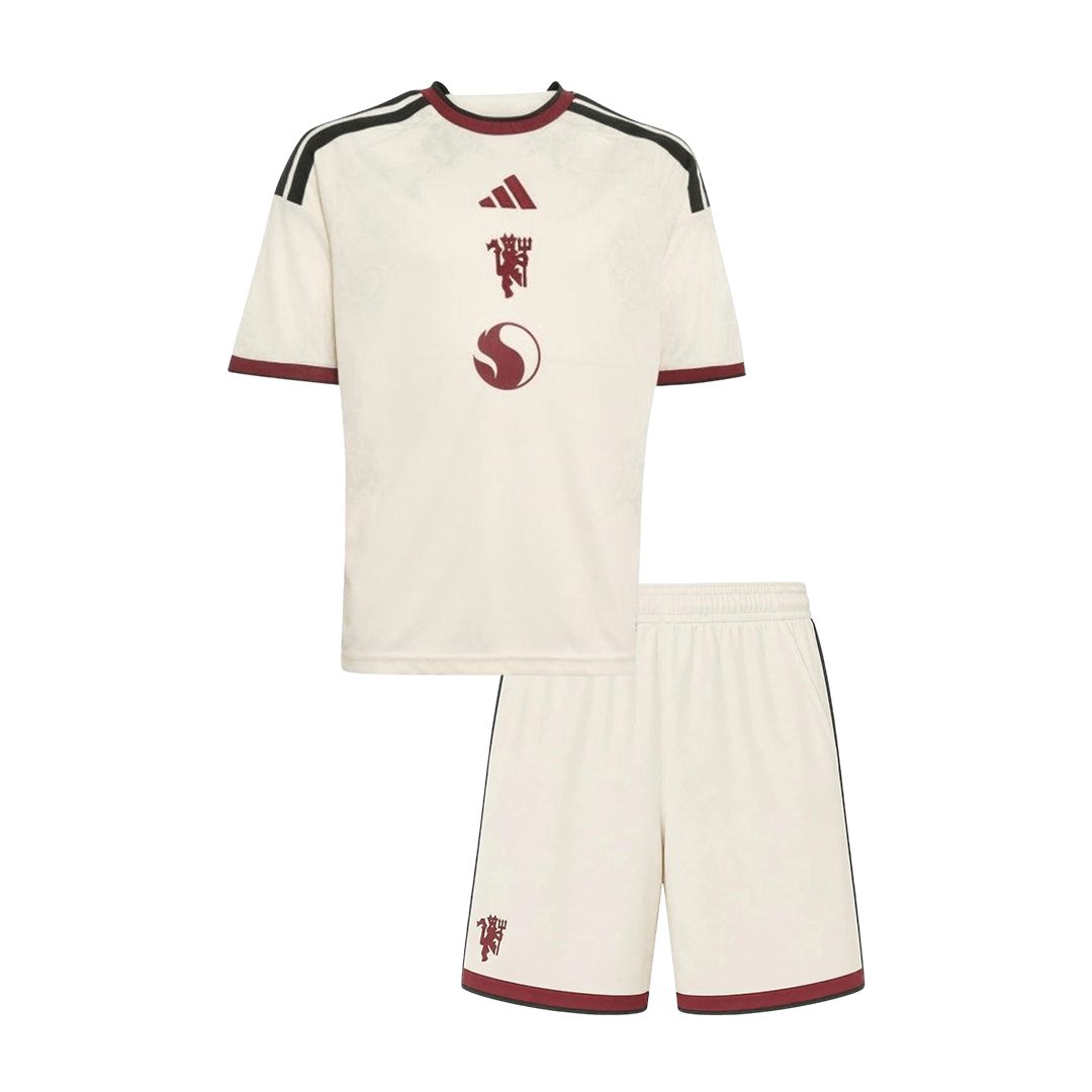 Manchester United Infantil 
 Terceira Futebol Camisa 2026/27 Branco