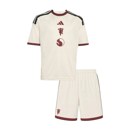 Manchester United Infantil 
 Terceira Futebol Camisa 2026/27 Branco