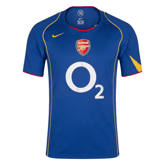 Retrô Arsenal Fora Camisa 2004/05 Azul