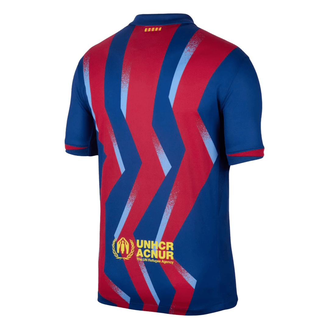 Barcelona Quarta Camisa 2025/26 Vermelho&Azul