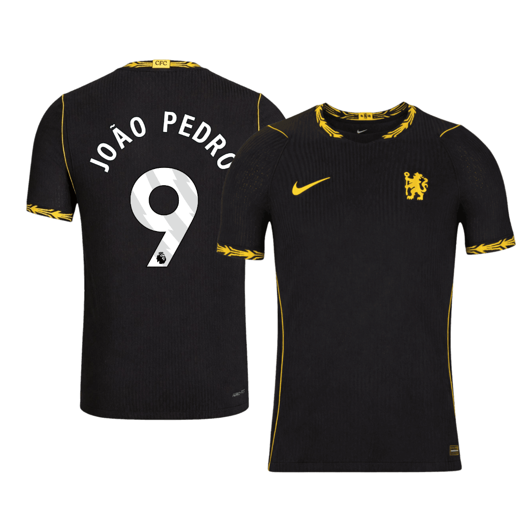 Versão do Jogador JOÃO PEDRO #9 Chelsea Fora Futebol Camisas 2026/27