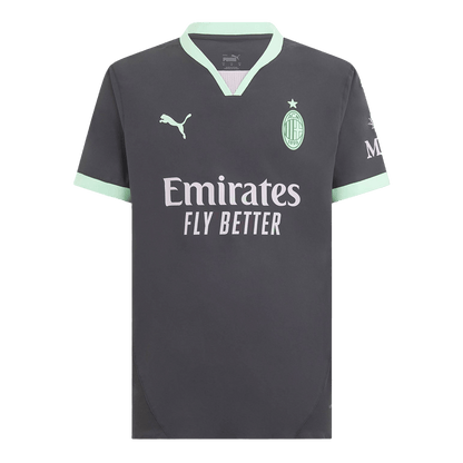 Camisola de futebol autêntico PULISIC #11 AC Milan Third Away 2024/25