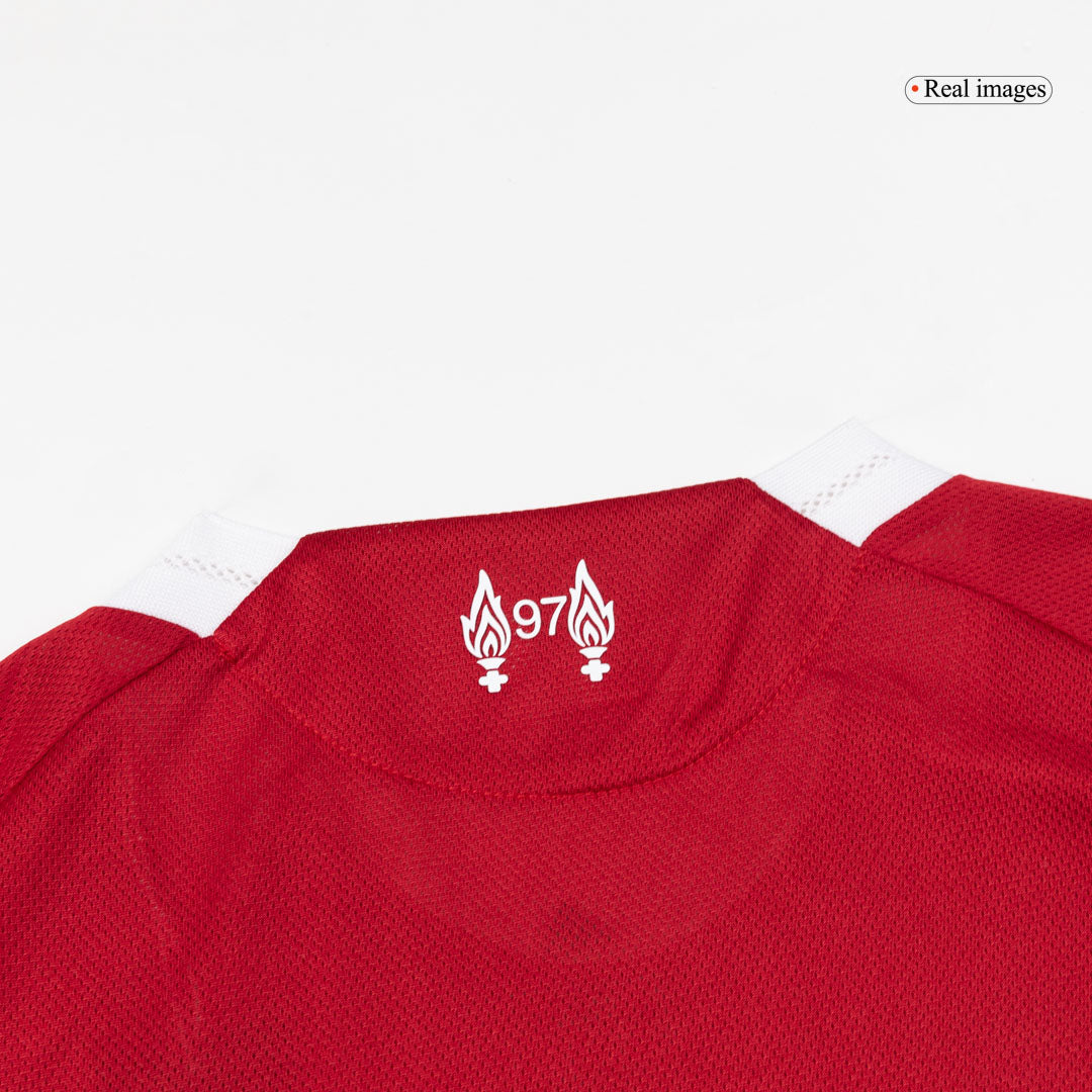 Jogador GAKPO #18 Liverpool Casa Futebol Camisas 2025/26 Vermelho