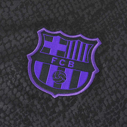 Barcelona Infantil Zíper Moletom Conjunto (Top+Pants) 
 2025/26 Preto