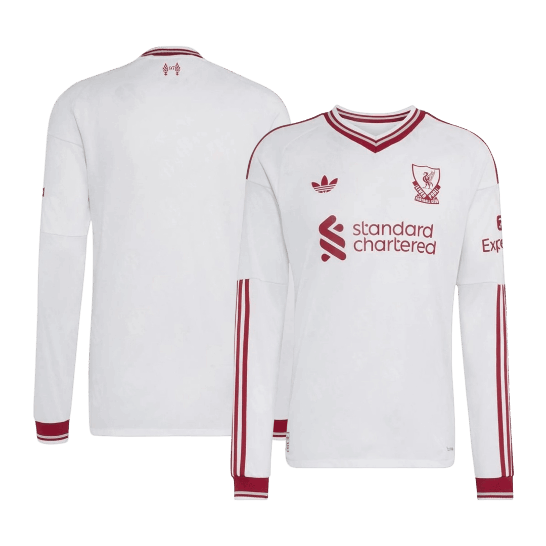 Liverpool Fora Manga comprida Camisa 2026/27 Branco