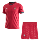 Portugal Casa World Cup Camisa Conjunto(Camisa+Calções) 2026 Vermelho