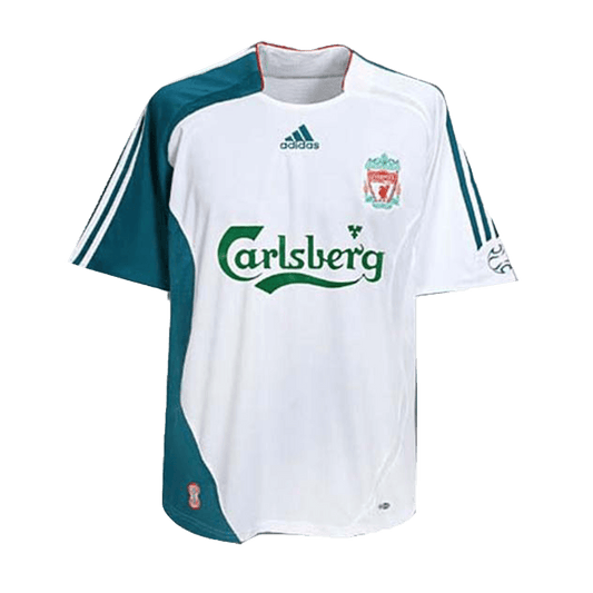 Camisola Retro Liverpool Terceira Fora Camisola de Futebol 2006/07