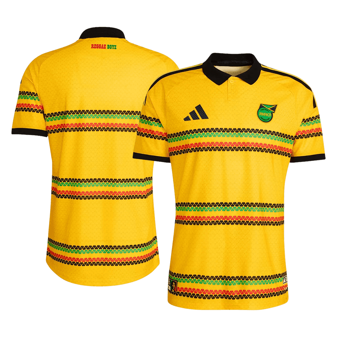 Versão do Jogador Jamaica Casa Copa do Mundo Futebol Camisas 2026 Amarelo
