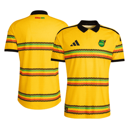 Versão do Jogador Jamaica Casa Copa do Mundo Futebol Camisas 2026 Amarelo