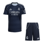 Real Madrid Fora Camisa Conjunto (Camisola + Calções) 2025/26-Marinha