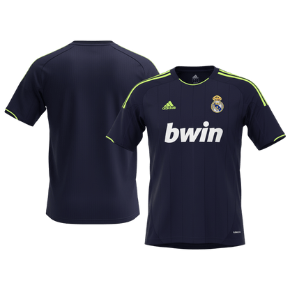 Retrô Real Madrid Fora Camisa 2012/13 Preto