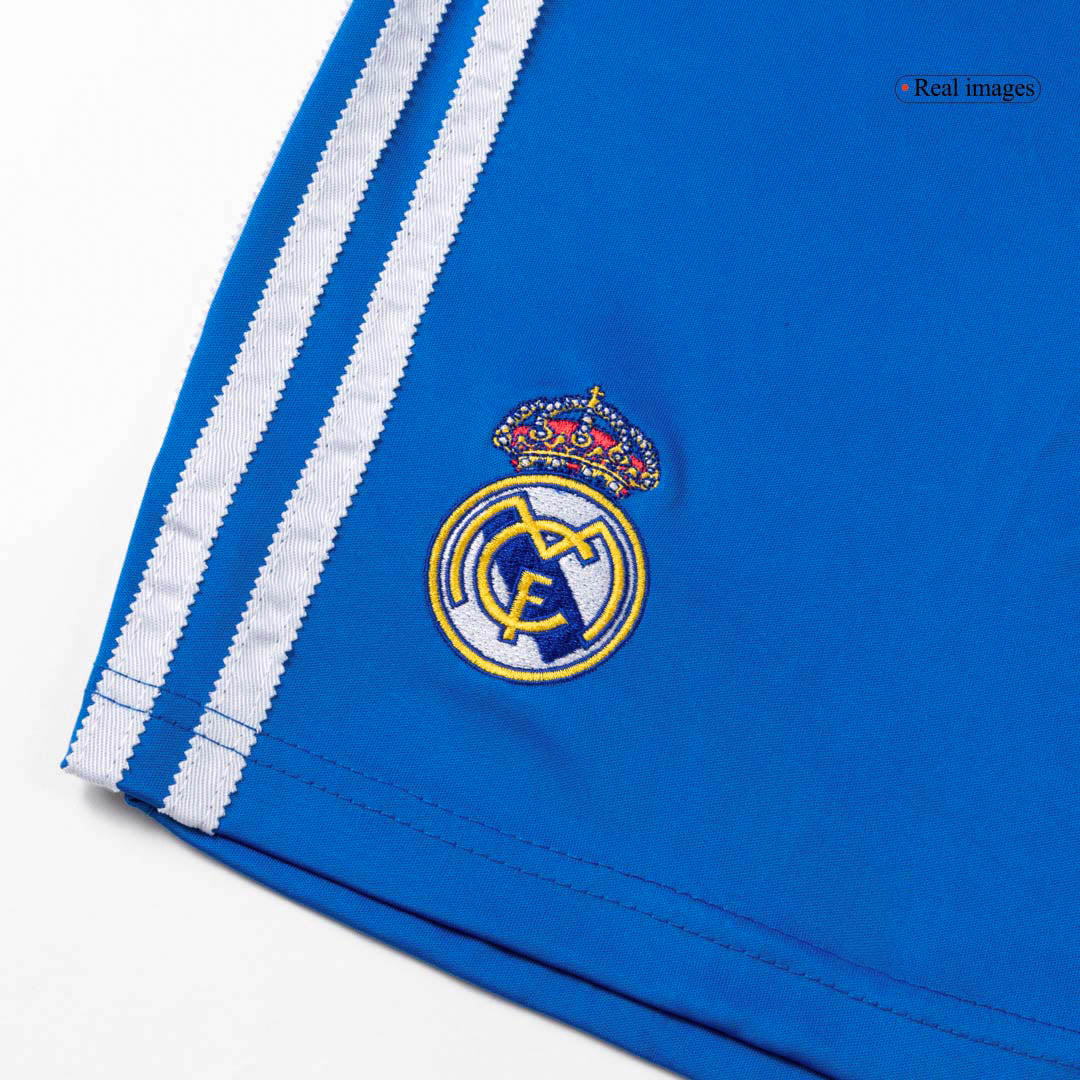 Real Madrid 
 Fora Terceira Camisa Conjunto(Camisa+Calções+Meias) 2025/26 Azul