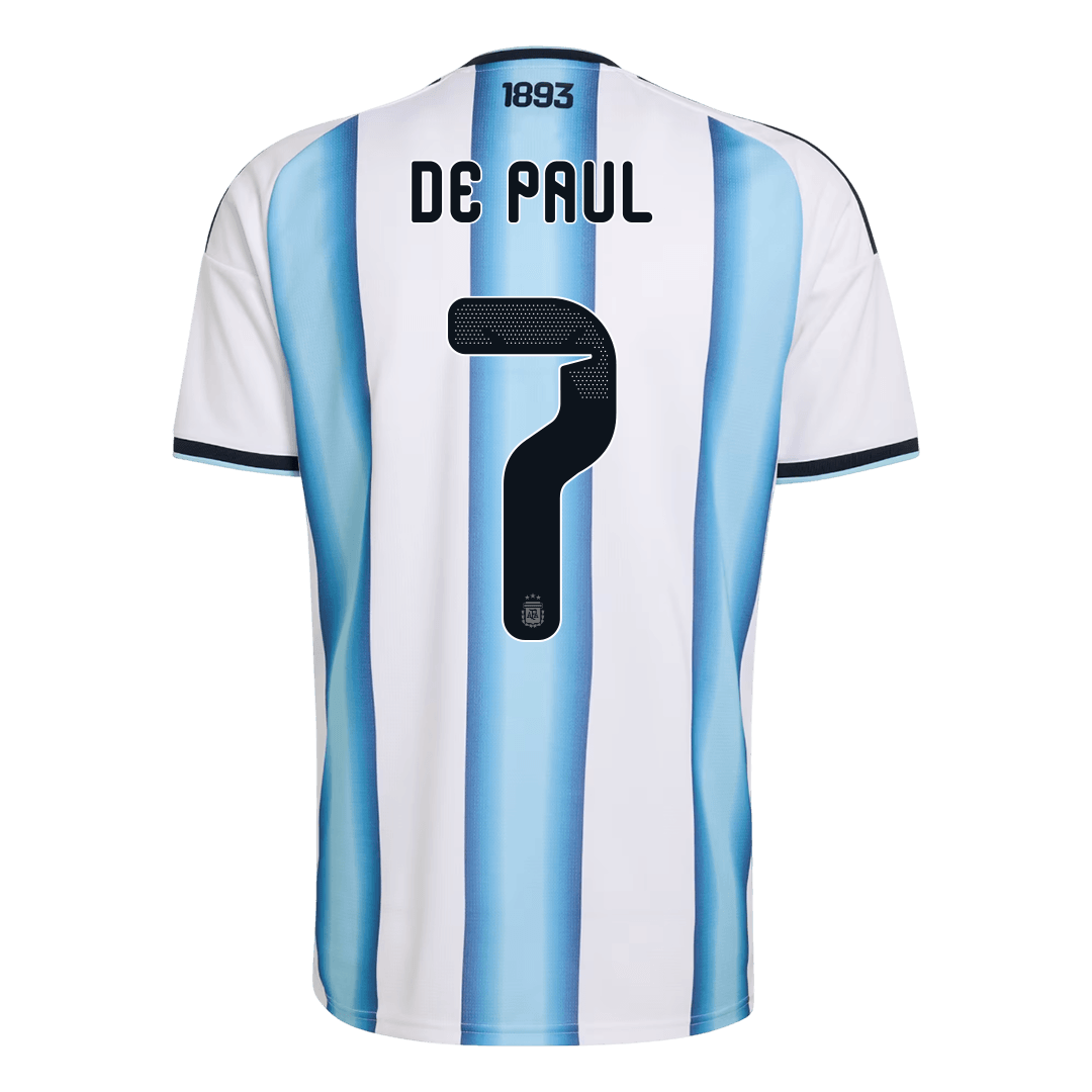 【Super Qualidade】DE PAUL #7 Argentina
 Casa Futebol Camisa 2026