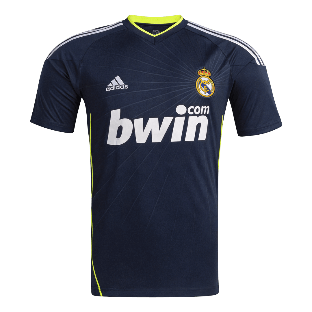 Retrô Real Madrid Fora Camisa 2010/11 Preto