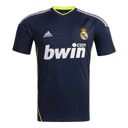 Retrô Real Madrid Fora Camisa 2010/11 Preto