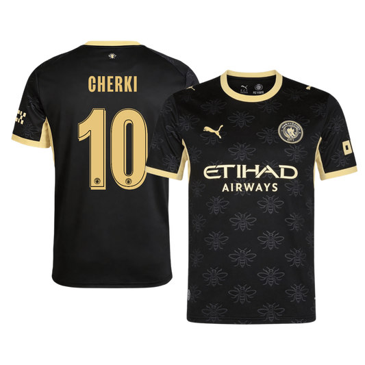 CHERKI #10 Manchester City Fora Camisa 2026/27 Preto UCL