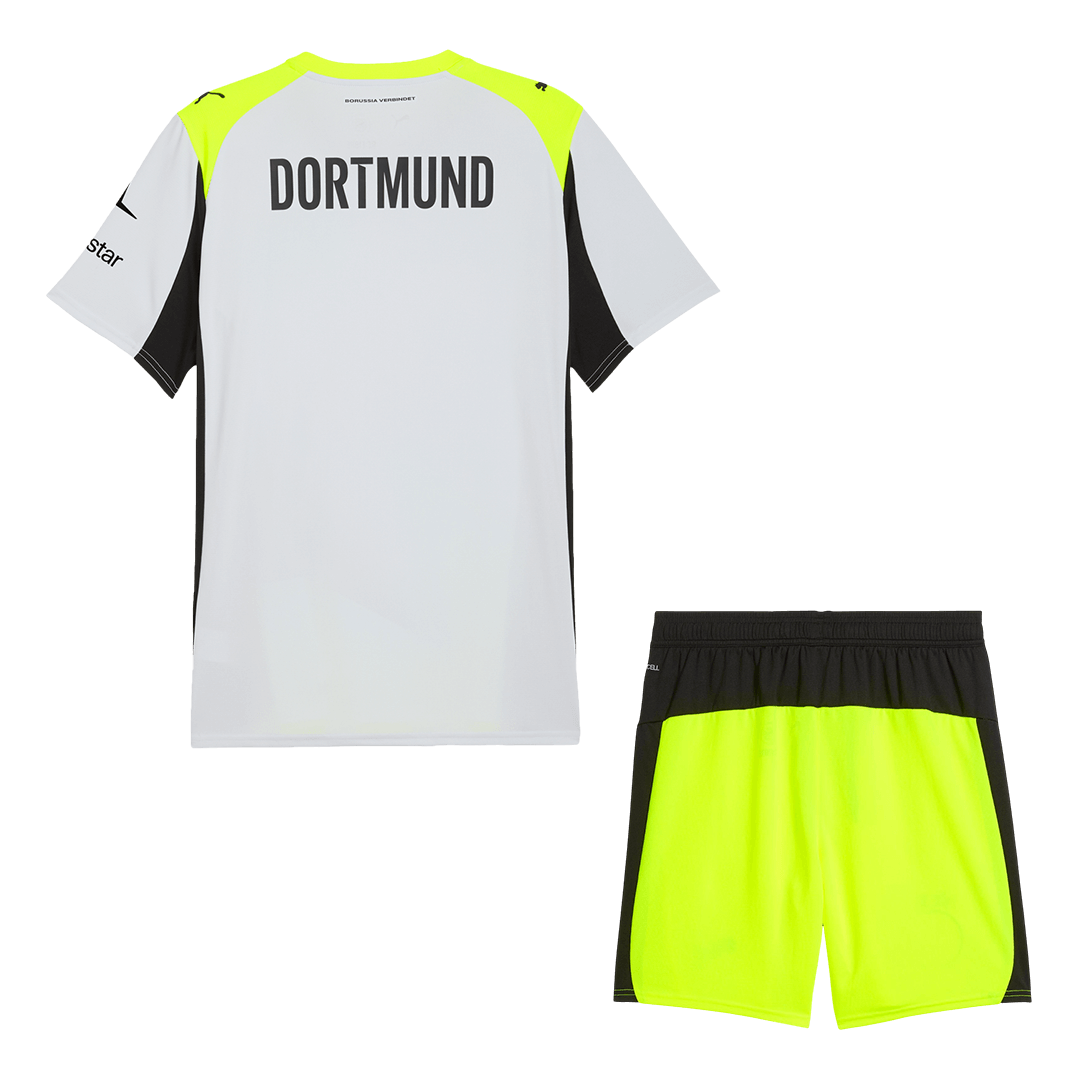 Borussia Dortmund Fora Camisa Conjunto(Camisa+Calções) 2025/26