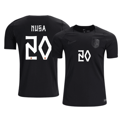NUSA #20 Norway Fora Copa do Mundo Camisa 2026 Preto