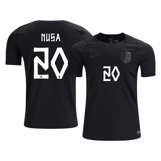 NUSA #20 Norway Fora Copa do Mundo Camisa 2026 Preto