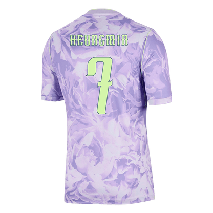 HEUNGMIN #7 South Korea Fora Copa do Mundo Camisa 2026 Roxo