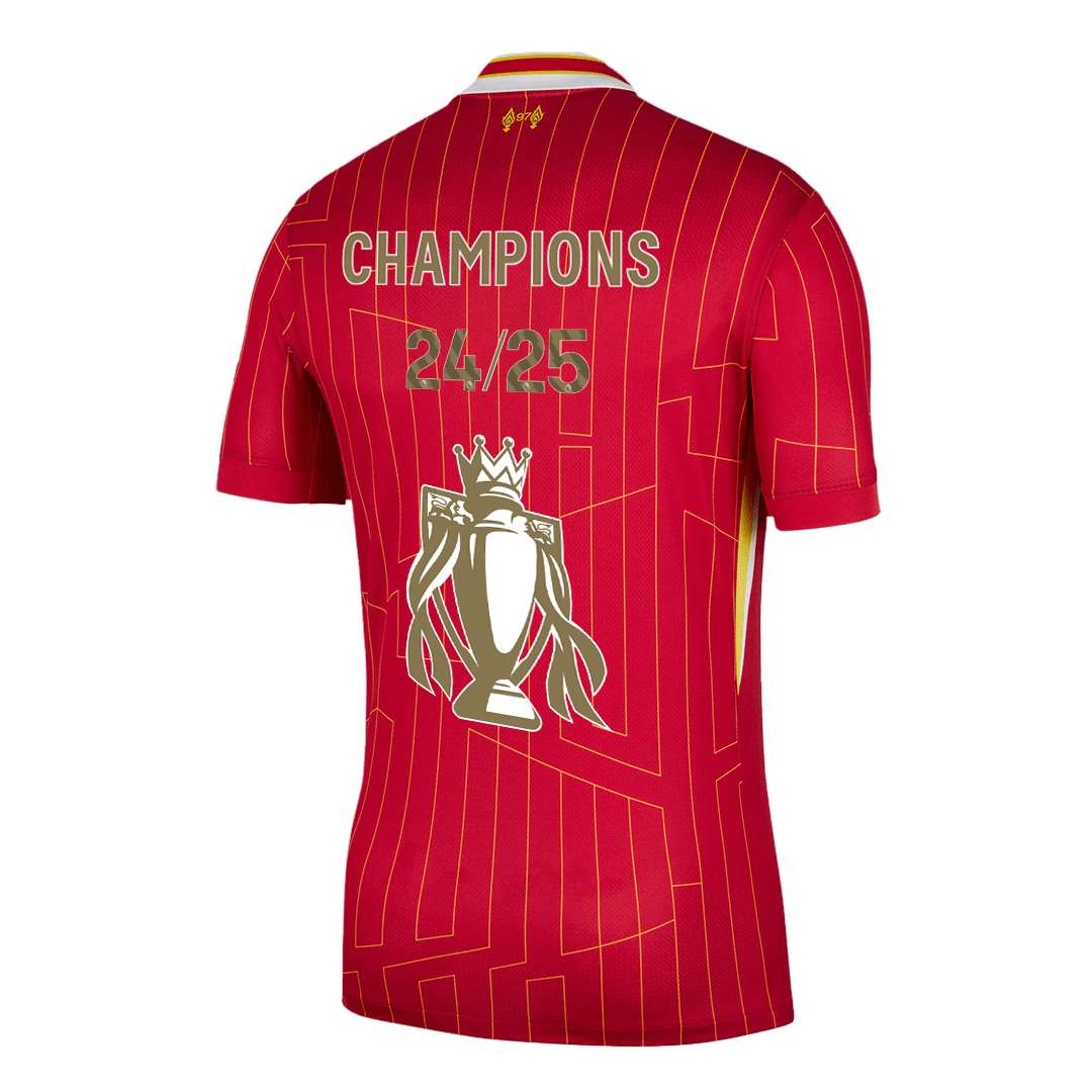 Camisola de futebol para homem Liverpool Casa Champions 24/25