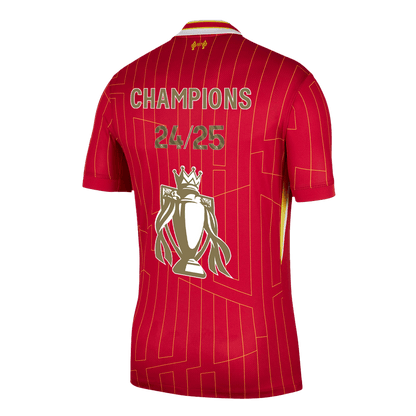 Camisola de futebol para homem Liverpool Casa Champions 24/25
